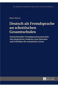 Deutsch als Fremdsprache an schottischen Gesamtschulen