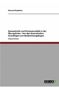 Normativität und Professionalität in der Übungsfirma