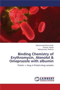 Binding Chemistry of Erythromycin, Atenolol & Omeprazole with albumin