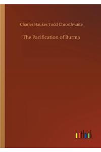 Pacification of Burma