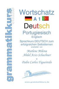 Wörterbuch Deutsch - Portugiesisch - Englisch A1