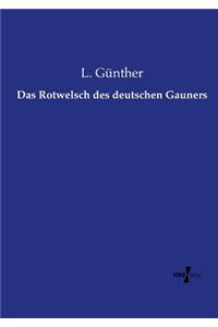 Rotwelsch des deutschen Gauners