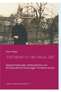 Voll bereit für die Neue Zeit