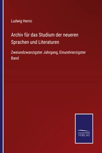 Archiv für das Studium der neueren Sprachen und Literaturen