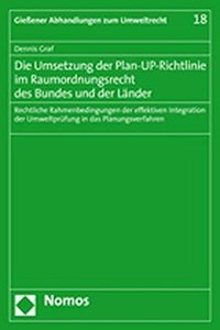 Die Umsetzung Der Plan-Up-Richtlinie Im Raumordnungsrecht Des Bundes Und Der Lander