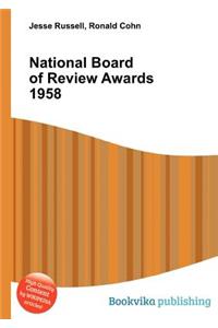 National Board of Review Awards 1958