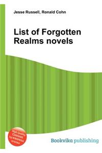 List of Forgotten Realms Novels