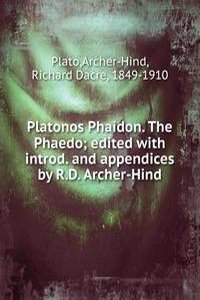 Platonos Phaidon. The Phaedo