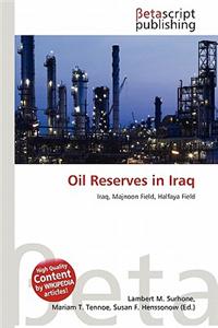 Oil Reserves in Iraq