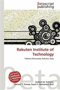 Rakuten Institute of Technology