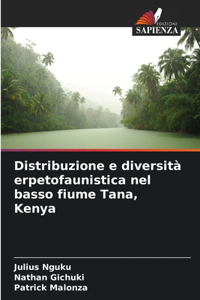 Distribuzione e diversità erpetofaunistica nel basso fiume Tana, Kenya