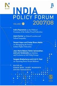 India Policy Forum 2007-08