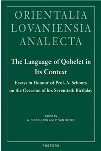 Language of Qohelet in Its Context