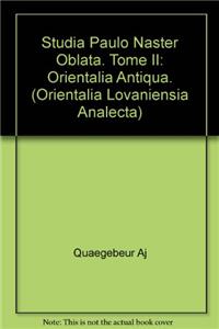 Studia Paulo Naster Oblata, II