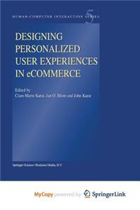 Designing Personalized User Experiences in Ecommerce