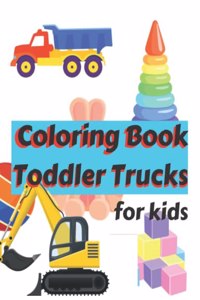 coloring book toddler trucks