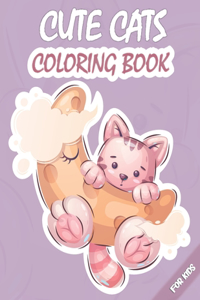 Cute Cats Coloring Book