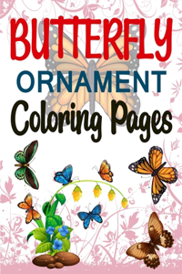 Butterfly Ornament Coloring Pages