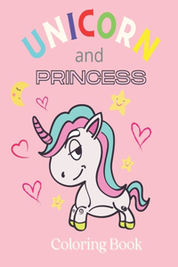 Princess and Unicorn Coloring Books