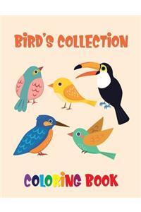 Bird's Collection Coloring Book