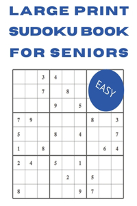 Large Print Sudoku Books for Seniors