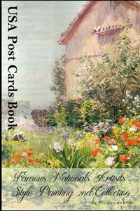 USA Post Cards Book - Famous Nationals Artisits Style Painting 2nd Collection