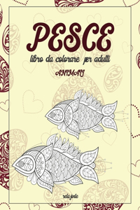 Libro da colorare per adulti - Relajante - Animali - Pesce