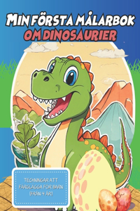 Min första målarbok om dinosaurier