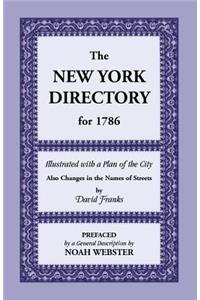 New York Directory for 1786