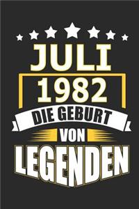 Juli 1982 Die Geburt von Legenden