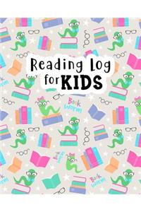 Reading Log for Kids