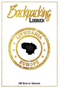Backpacking Logbuch Lithuania Europe 120 Seiten mit Checklisten