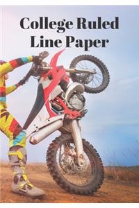 College Ruled Line Paper