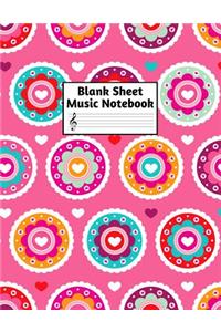 Blank Sheet Music Notebook