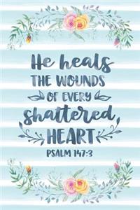 He Heals The Wounds Of Every Shattered Heart Psalm 147