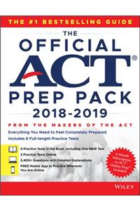 The Official ACT Prep Pack with 6 Full Practice Tests (4 in Official ACT Prep Guide + 2 Online)