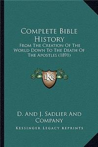Complete Bible History