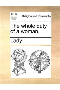 Whole Duty of a Woman.