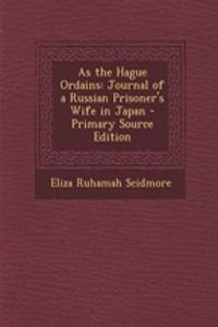 As the Hague Ordains