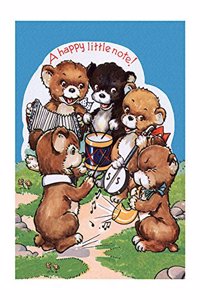 Baby Bear Musical - Birthday Greeting Card
