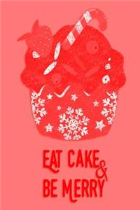 Christmas Journal - Eat Cake & Be Merry (Watermelon)