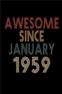 Awesome Since January 1959