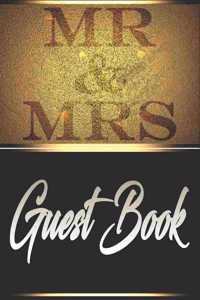 Mr & Mrs Guest Book