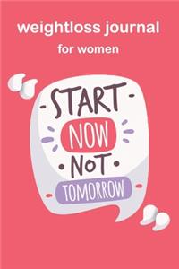 weight loss journal and planner