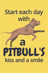 Start each day with a Pitbull's kiss and a smile