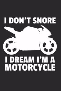 Motorrad Notizbuch