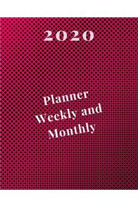 Planner Weekly and Monthly 2020