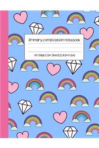 Primary composition notebook 120 pages (60 sheets) 8.5x11 (A4)