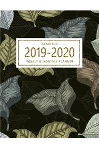 Academic 2019-2020 Weekly & Monthly Planner