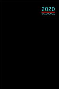 A5 2020 Diary Week To View Paperback Cover With Alternative Design -
